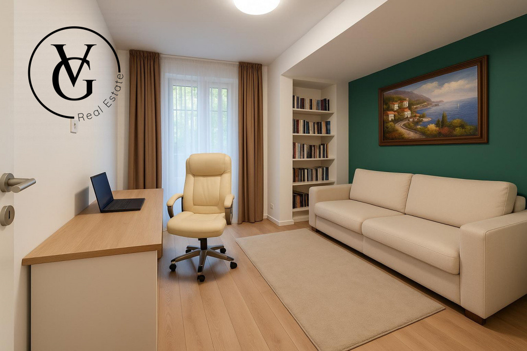 Apartament 3 camere complet mobilat -modern cu curte - Jiului 