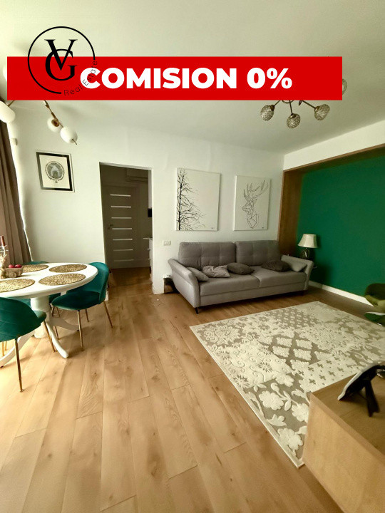 Apartament 3 camere complet mobilat modern cu curte - Jiului 