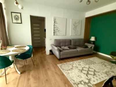 Apartament 3 camere complet mobilat modern cu curte - Jiului 
