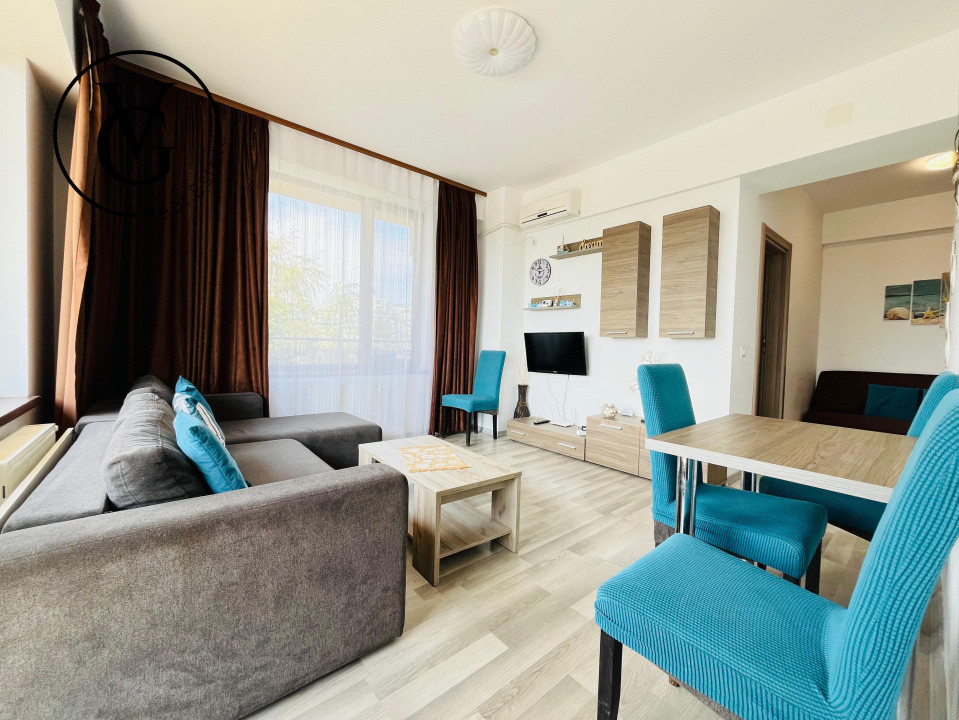 Apartament 2 camere în Mamaia - vedere frontală către lac
