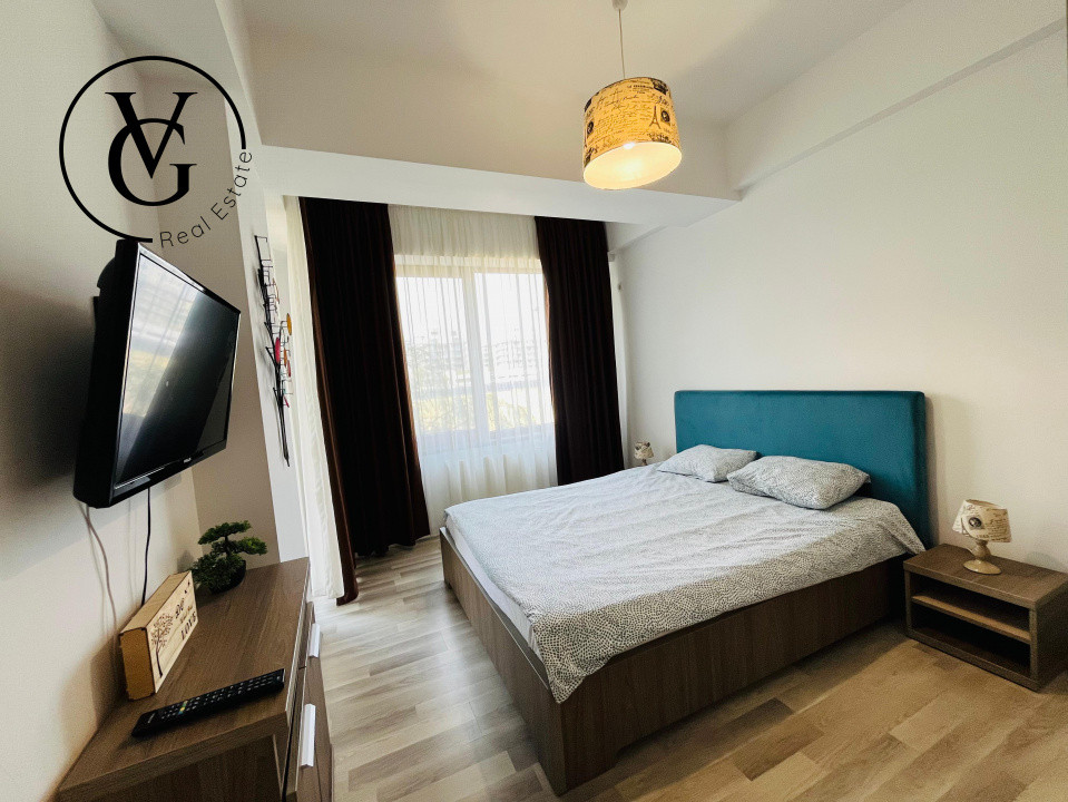 Apartament 2 camere în Mamaia - vedere frontală către lac