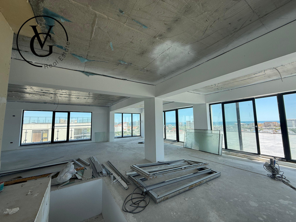 Penthouse - Vedere catre lac si mare - Terasa 250 mp -Mamaia Sat