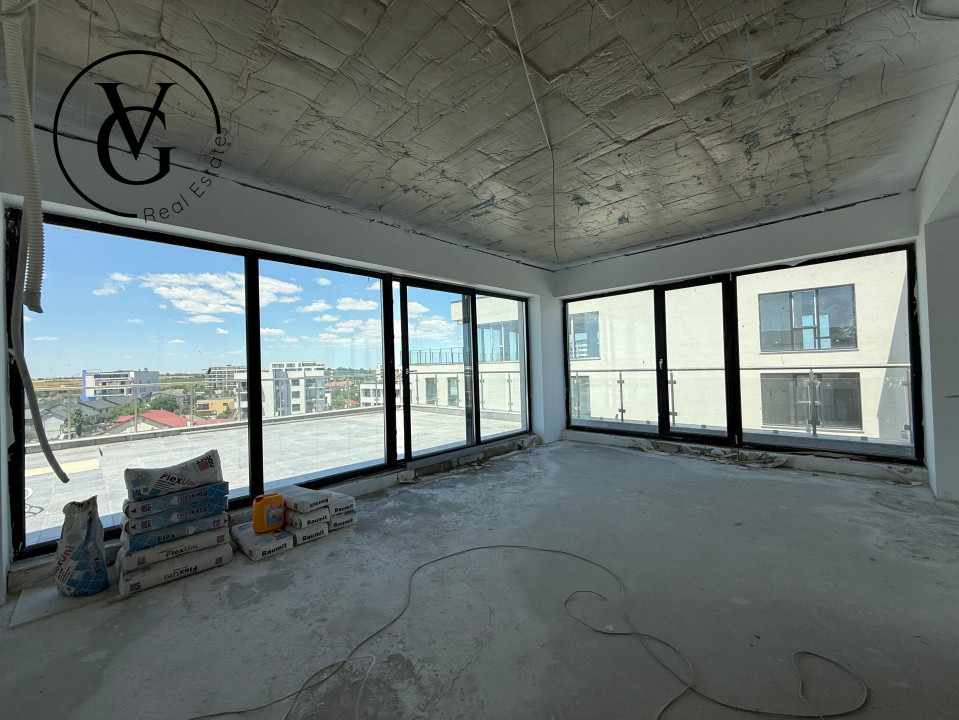 Penthouse - Vedere catre lac si mare - Terasa 250 mp -Mamaia Sat