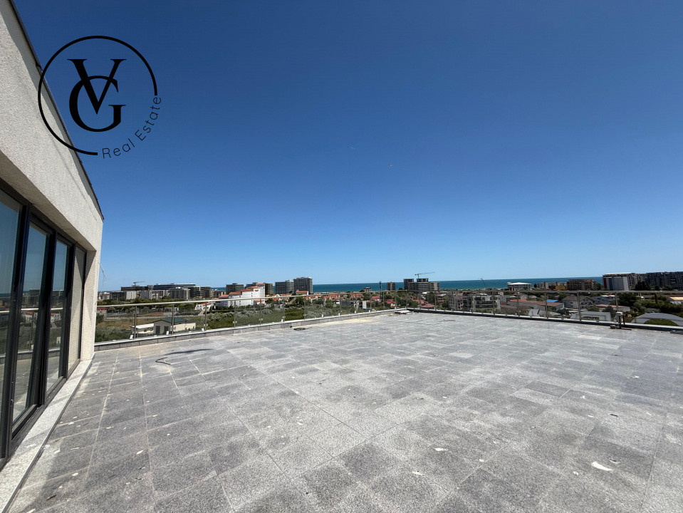 Penthouse - Vedere catre lac si mare - Terasa 250 mp -Mamaia Sat