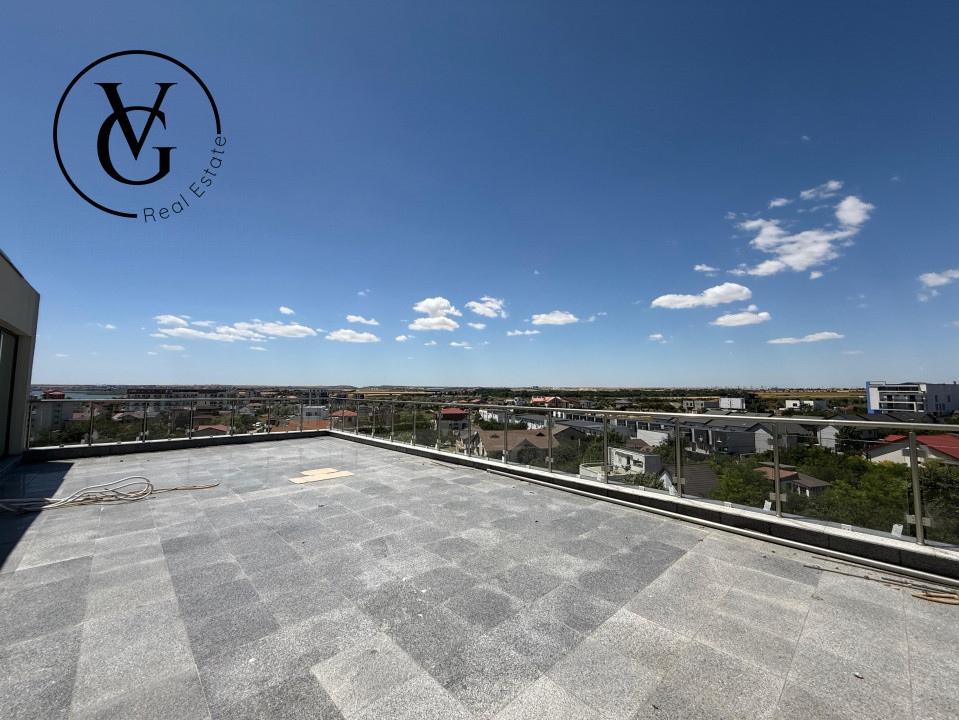 Penthouse - Vedere catre lac si mare - Terasa 250 mp -Mamaia Sat