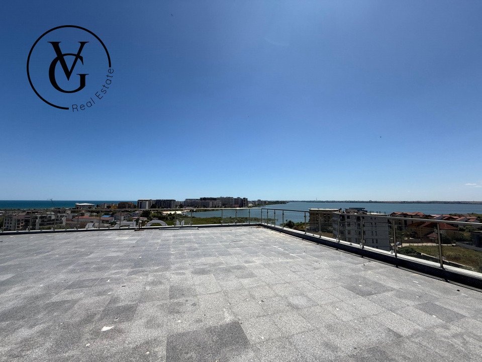 Penthouse - Vedere catre lac si mare - Terasa 250 mp -Mamaia Sat
