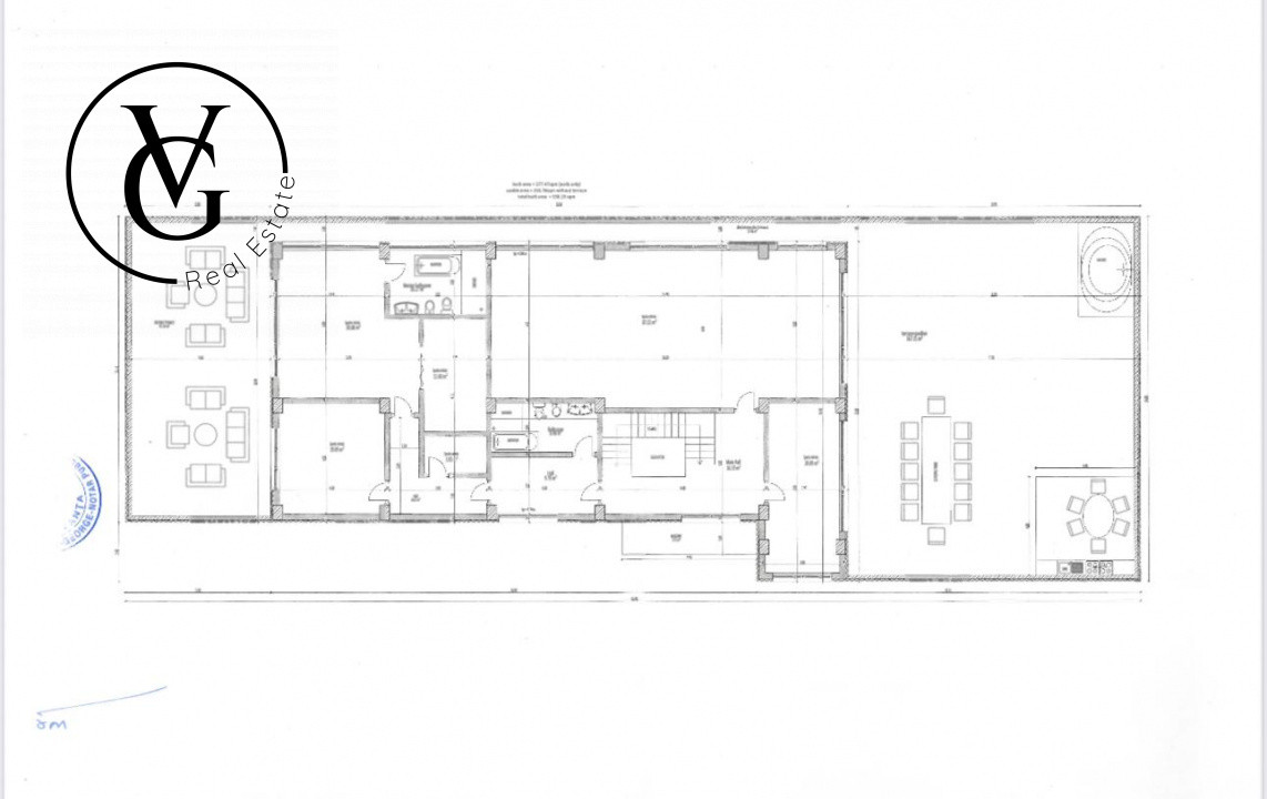 Penthouse - Vedere catre lac si mare - Terasa 250 mp -Mamaia Sat