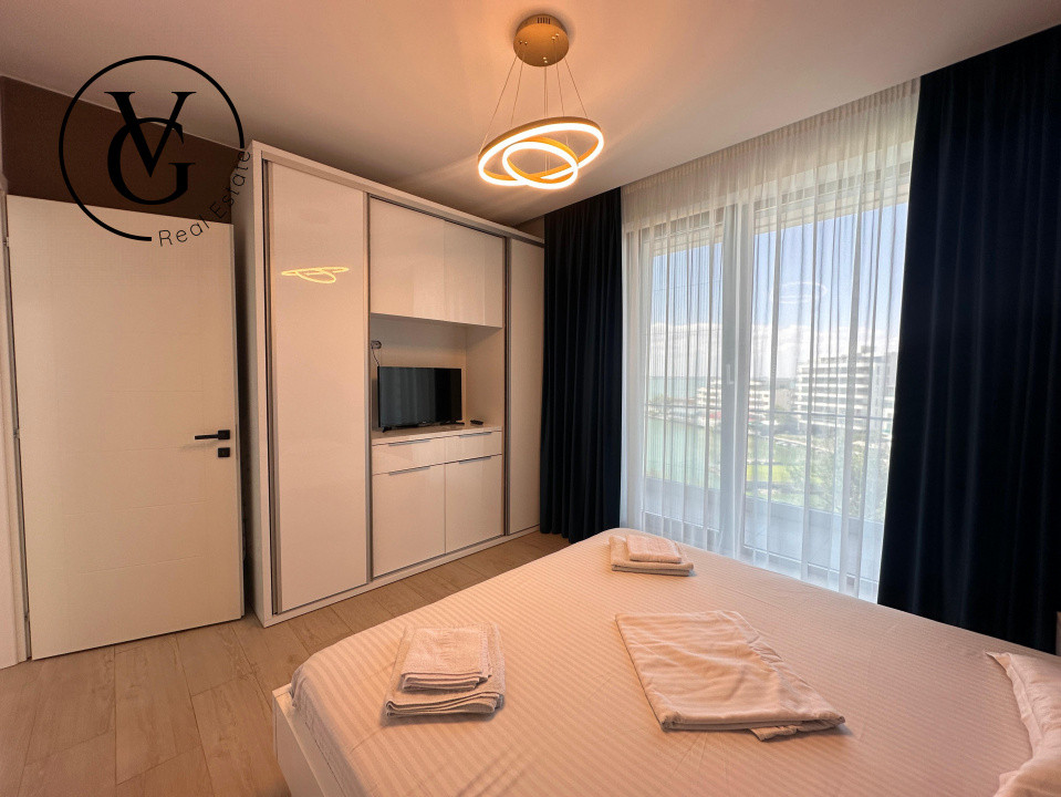 Apartament 2 camere nou - vedere către lac-Lake on -Mamaia 