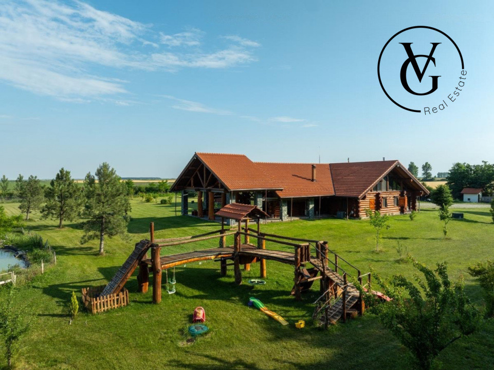 Domeniu complet utilat 4,9 ha, cu iazuri și Vila premium - Grădiștea