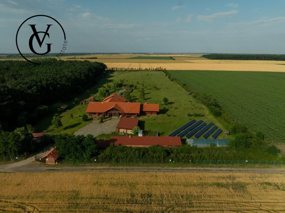 Domeniu complet utilat 4,9 ha, cu iazuri și Vila premium - Grădiștea