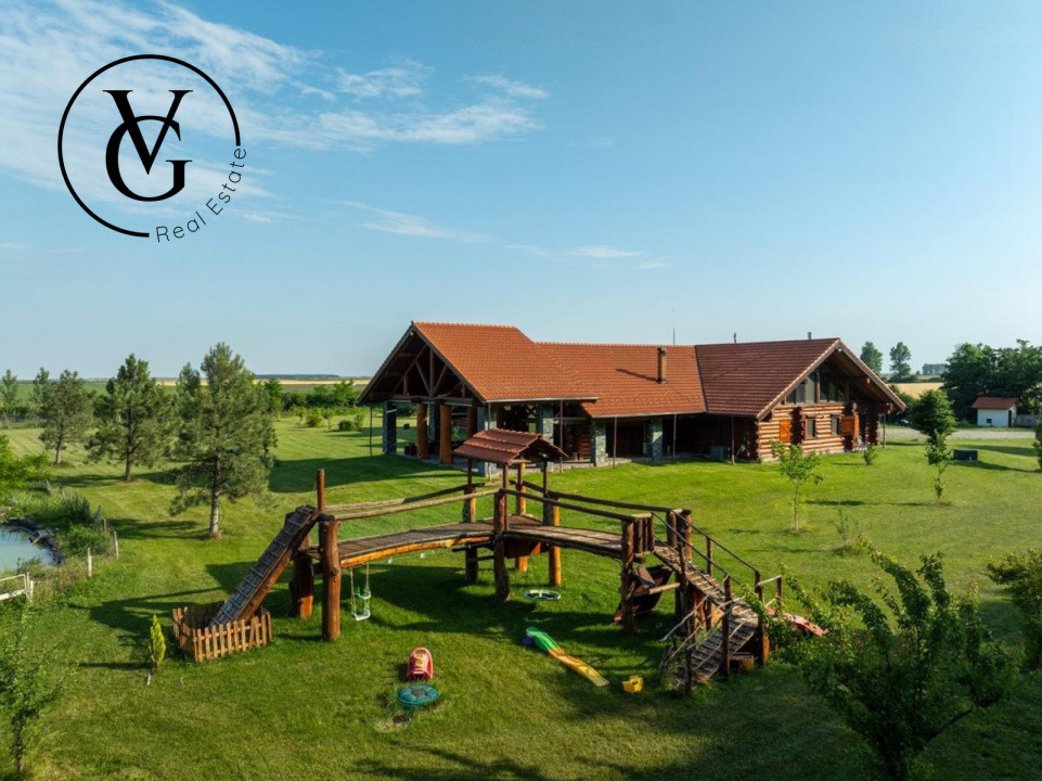 Domeniu complet utilat 4,9 ha, cu iazuri și Vila premium - Grădiștea