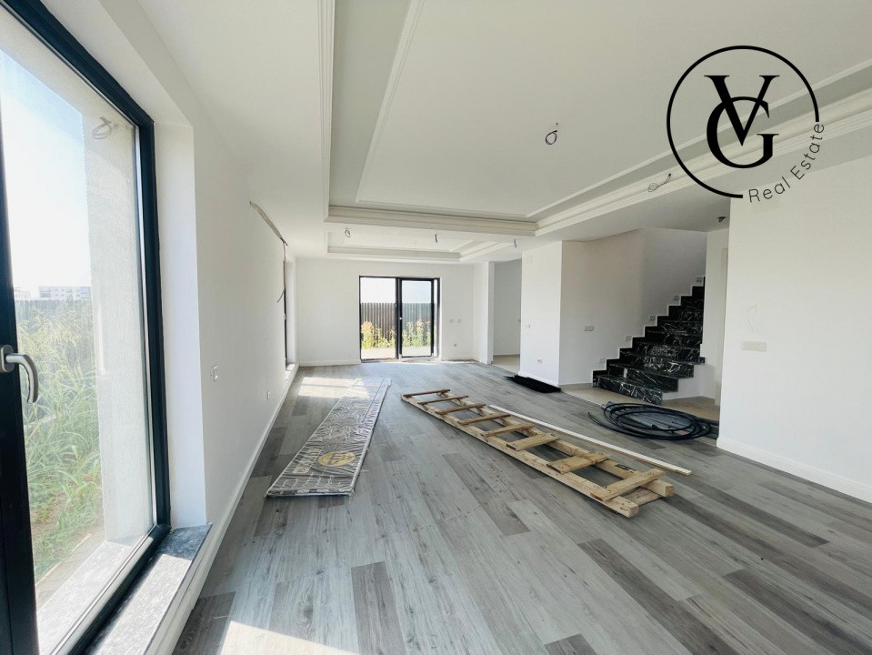 Casa cu etaj in Tunari - Finisaje Premium - Mobilata Partial