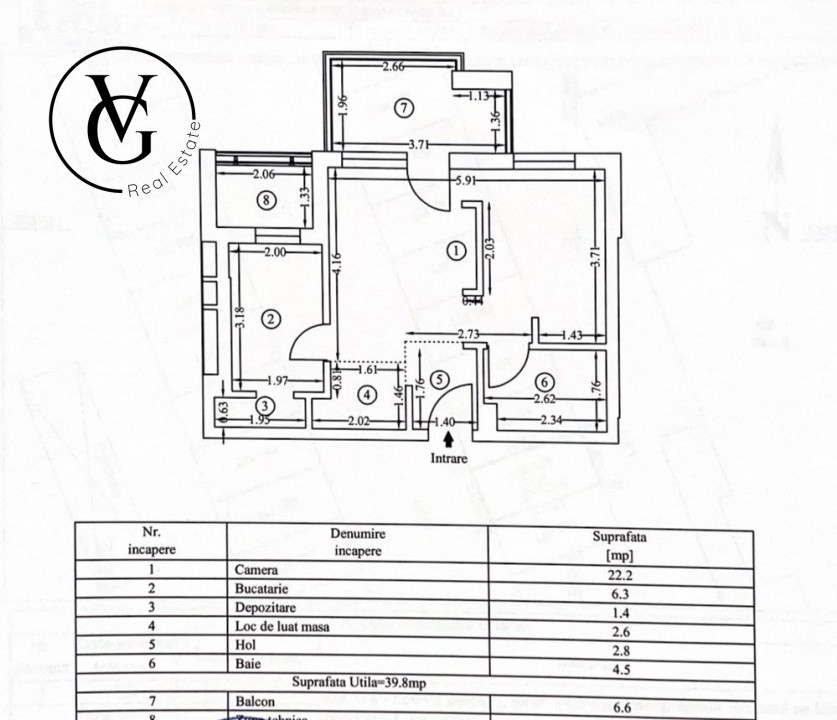 Studio 2 camere Afi City Bucurestii Noi