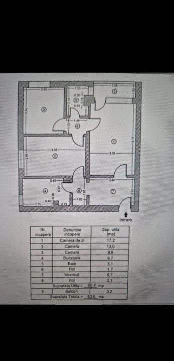 Apartament 3 camere - Drumul Taberei - Piata Moghioros