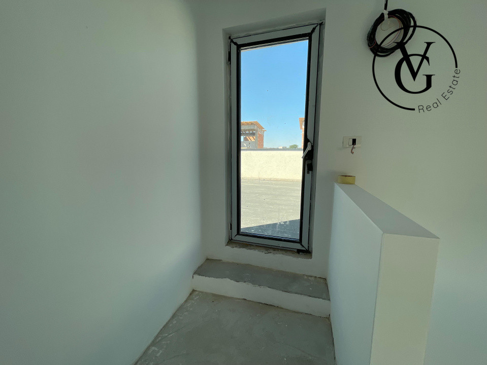 Vila Moderna - Ovidiu - Vedere catre lac (construcție 2025)