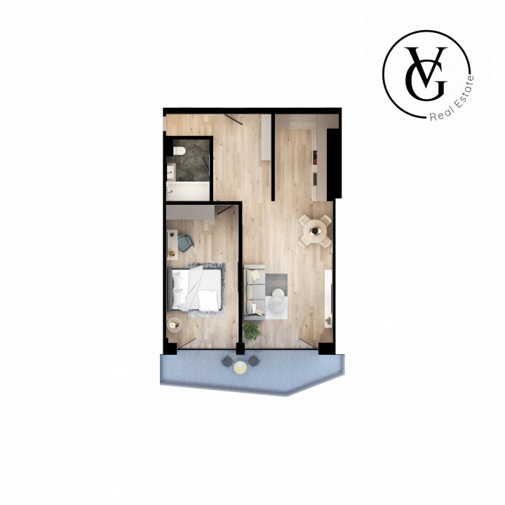 Apartament 2 camere - LakeSide Home - RATE LA DEZVOLTATOR