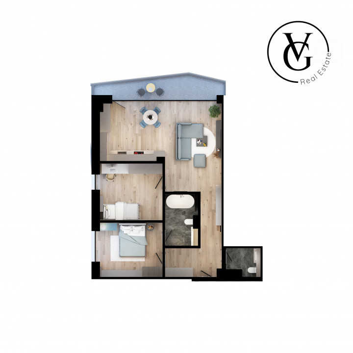 Apartament 3 camere - LakeSide Home - predare 2025
