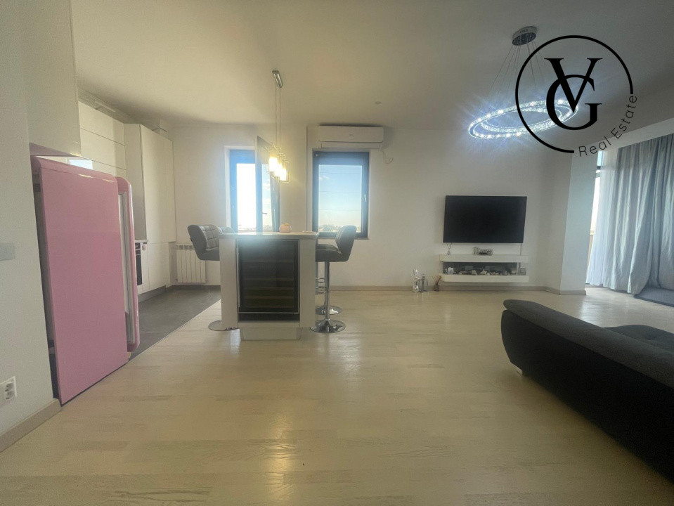 Penthouse 3 camere Baneasa cu vedere panoramica