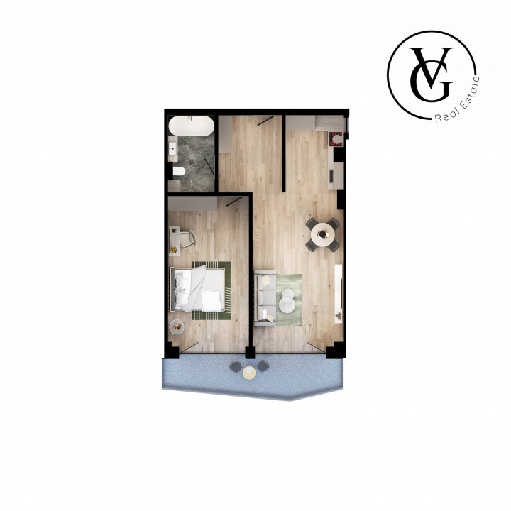 Apartament 2 camere - LakeSide Home -RATE LA DEZVOLTATOR