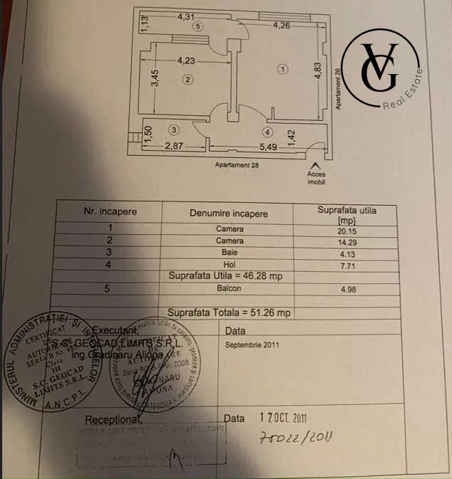 Apartament 2 camere Baba Novac