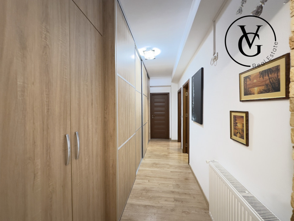 Apartament Compozitori, 101 mp curte în proprietate, garaj 