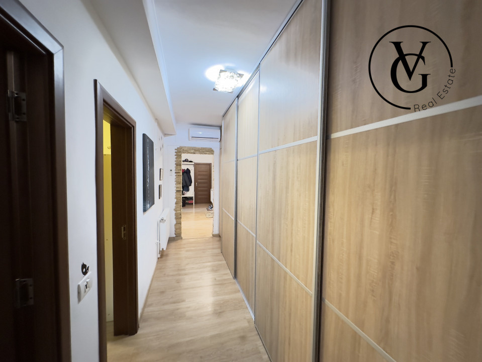 Apartament Compozitori, 101 mp curte în proprietate, garaj 