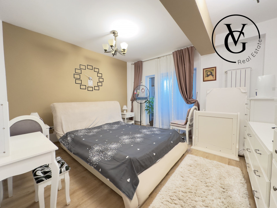 Apartament Compozitori, 101 mp curte în proprietate, garaj 