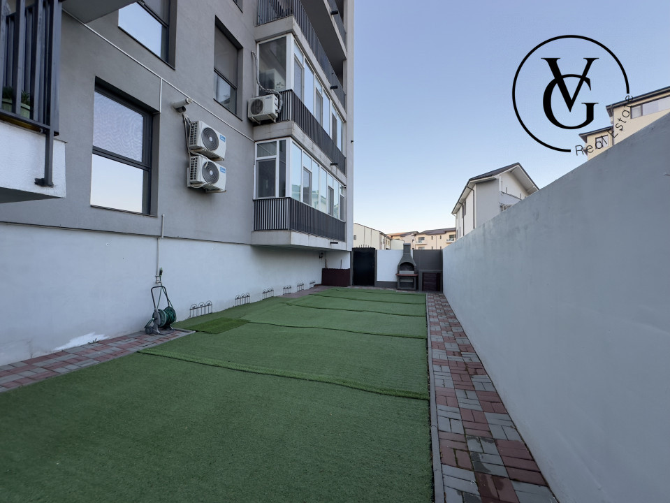 Apartament Compozitori, 101 mp curte în proprietate, garaj 