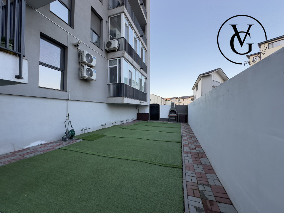 Apartament Compozitori, 101 mp curte în proprietate, garaj 