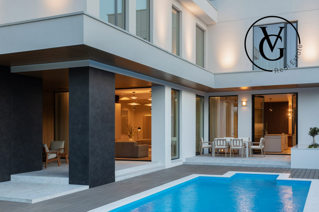 Vila cu 5 camere si piscina incalzita in Pipera 