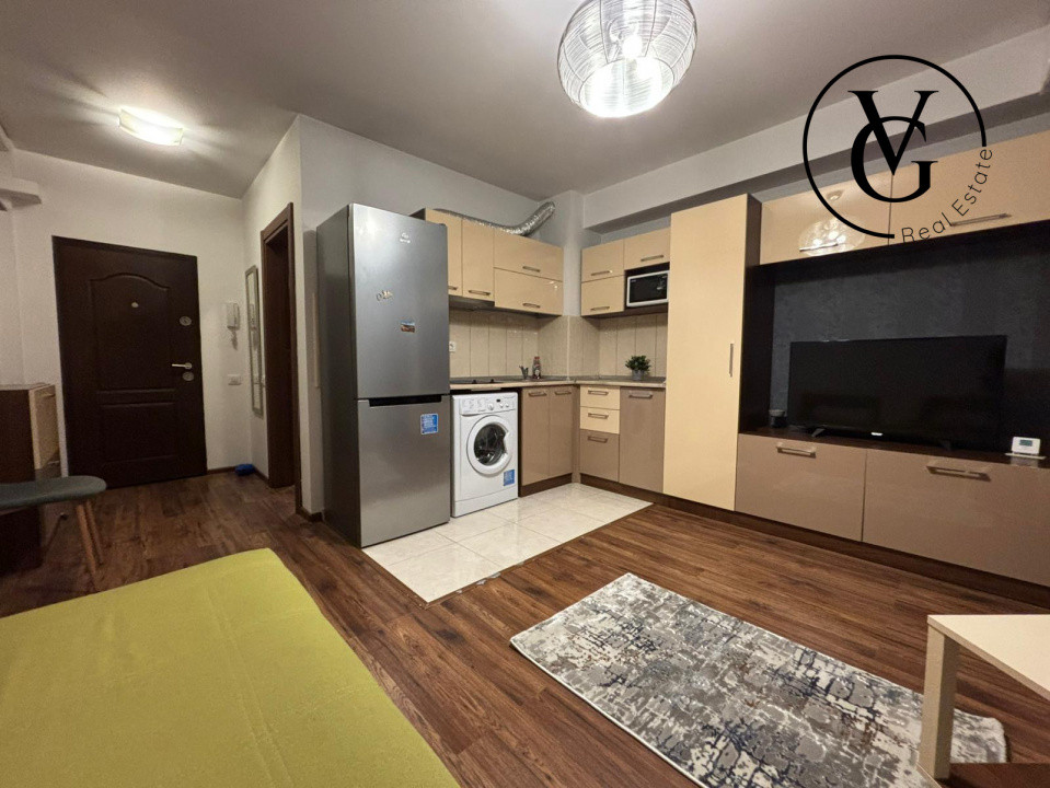 Studio in bloc nou in zona Barbu Vacarescu- 82 000 EURO 