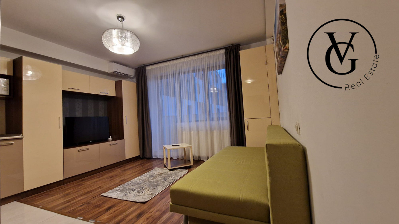 Studio in bloc nou in zona Barbu Vacarescu- 82 000 EURO 