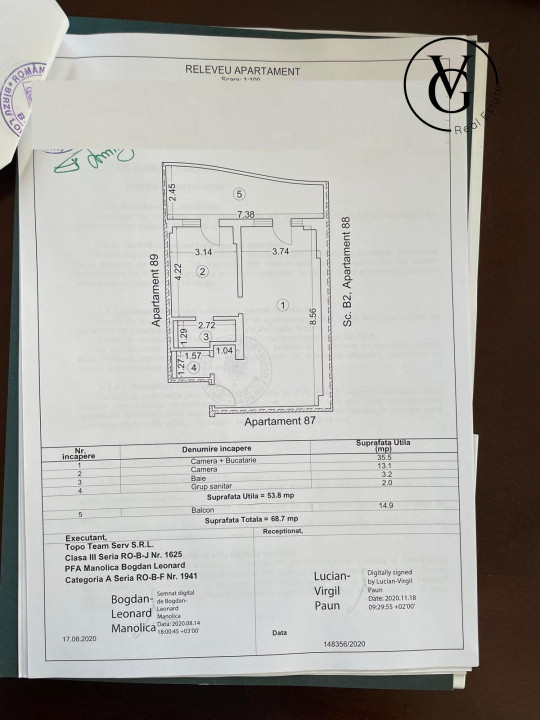 Apartament 2 camere Casa Del Mar