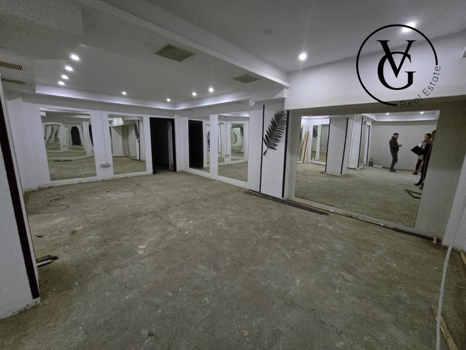 Spațiu generos 220 mp – ideal pentru sală de fitness, spa sau centru de wellness