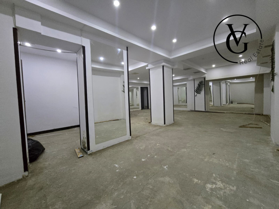 Spațiu generos 220 mp – ideal pentru sală de fitness, spa sau centru de wellness