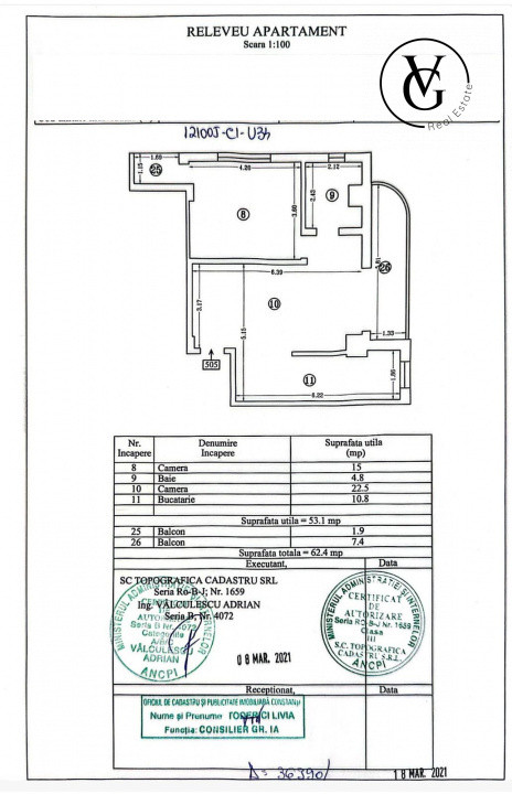 Apartament 2 camere prima linie la mare Promenada