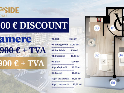 Apartament 2 camere - LakeSide Home - predare 2025