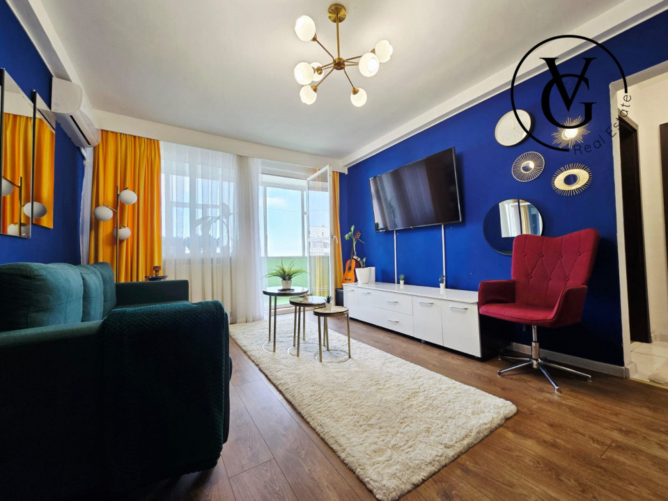 Apartament 2 camere | Vedere Panoramica catre mare | Centru