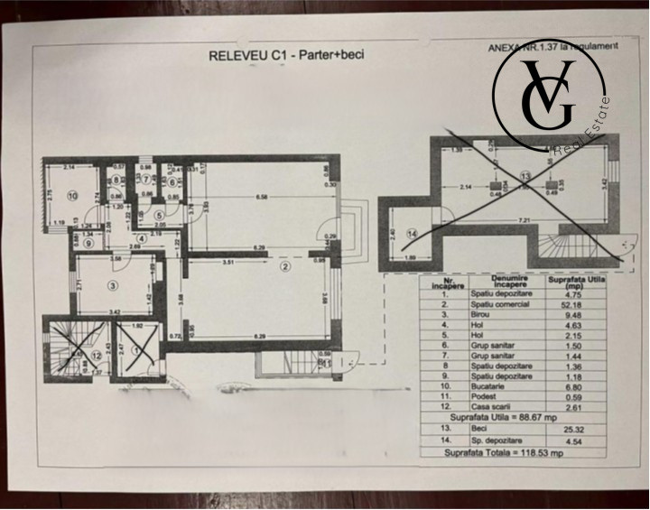 Spatiu comercial | Compartimentat | Bulevardul Mamaia