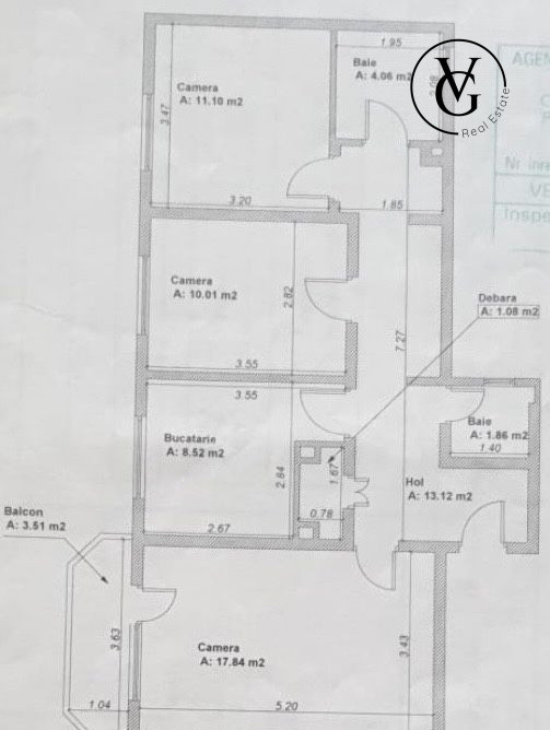 Apartament 3 camere | Badea Cartan | Spatios