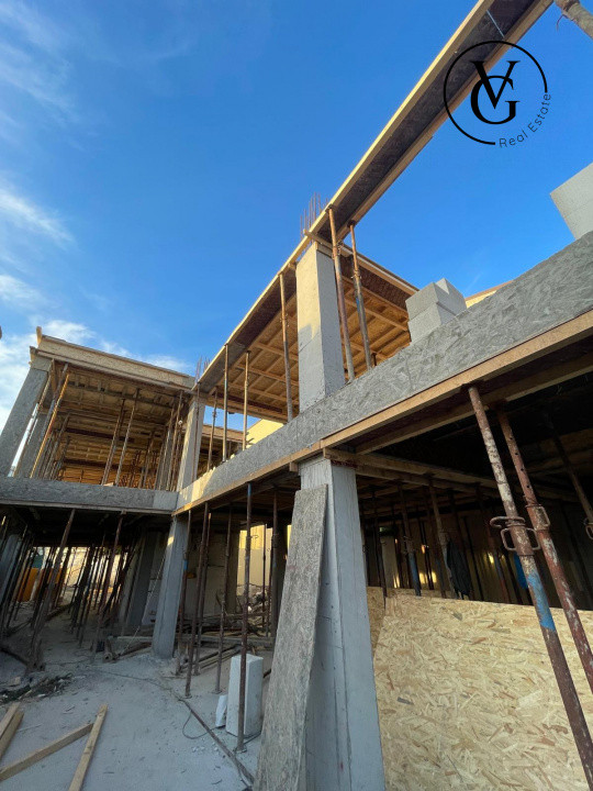 Vila YIN P+2: 251 mp construiți și curte, zona centrală a Constanței