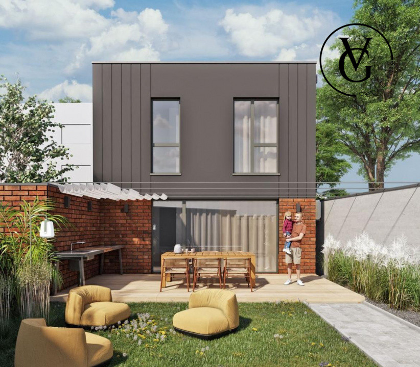 Vila YANG P+1: 189 mp construiți, curte, zona centrală a Constanței