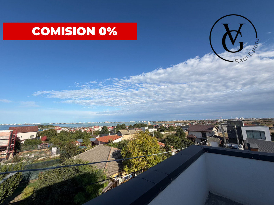 Vila modernă - finisată -terasă circulabila vedere lac și mare 