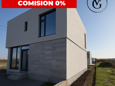 Vila modernă - finisată -terasă circulabila vedere lac și mare 