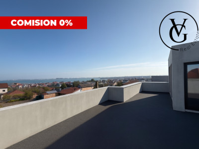 Vila modernă - finisată -terasă circulabila vedere lac și mare 