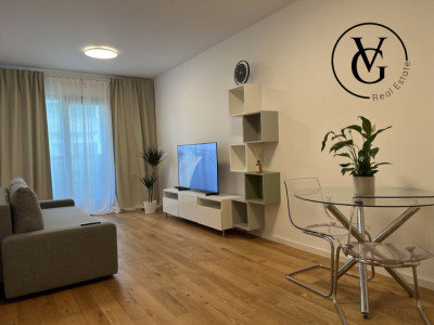 Apartament 2 camere Aviatiei Park complet mobilat 