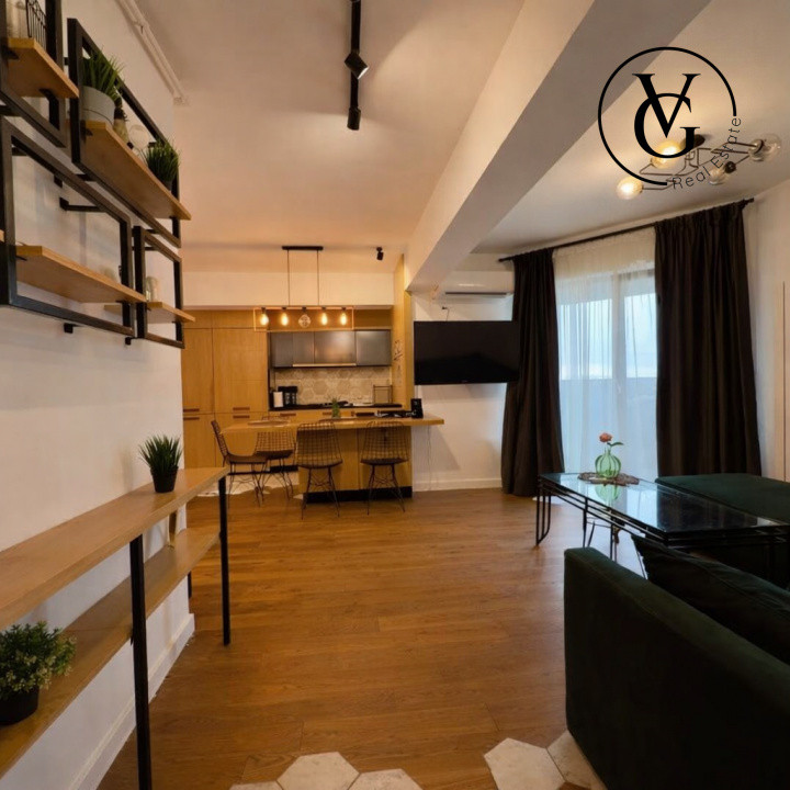 Apartament modern 2 camere-garaj-terasa 73 mp vedere la lac 