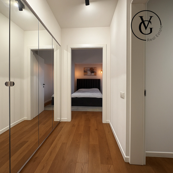 Apartament modern 2 camere-garaj-terasa 73 mp vedere la lac 