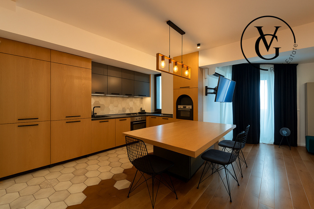 Apartament modern 2 camere-garaj-terasa 73 mp vedere la lac 