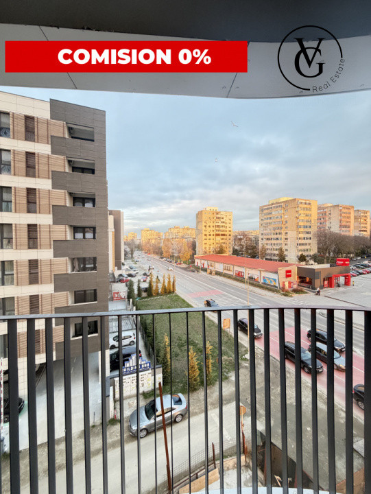 Apartament 2 camere  finisat Tomis Tower | balcon 14 mp